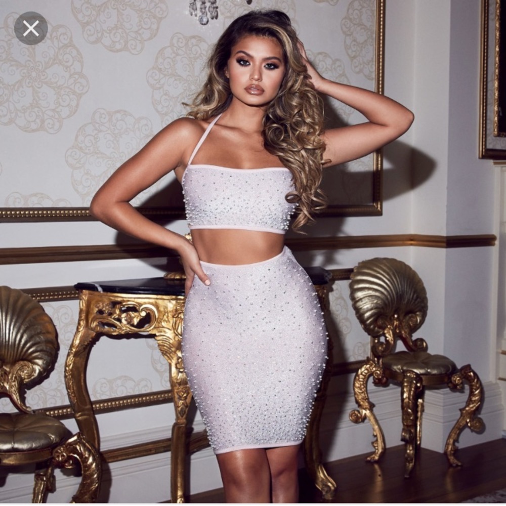 Sexy beaded two piece !